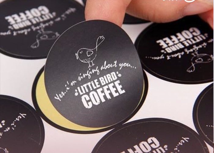 Little bird coffee طيف | تصميم وطباعة ستيكرات لشركة